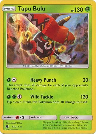 Tapu Bulu - 37/214 - Lost Thunder - Holo - Card Cavern