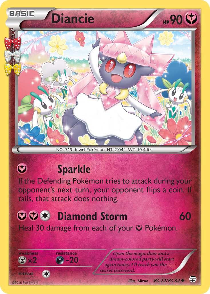Diancie - RC22/RC32 - Generations: Radiant Collection - Holo - Card Cavern