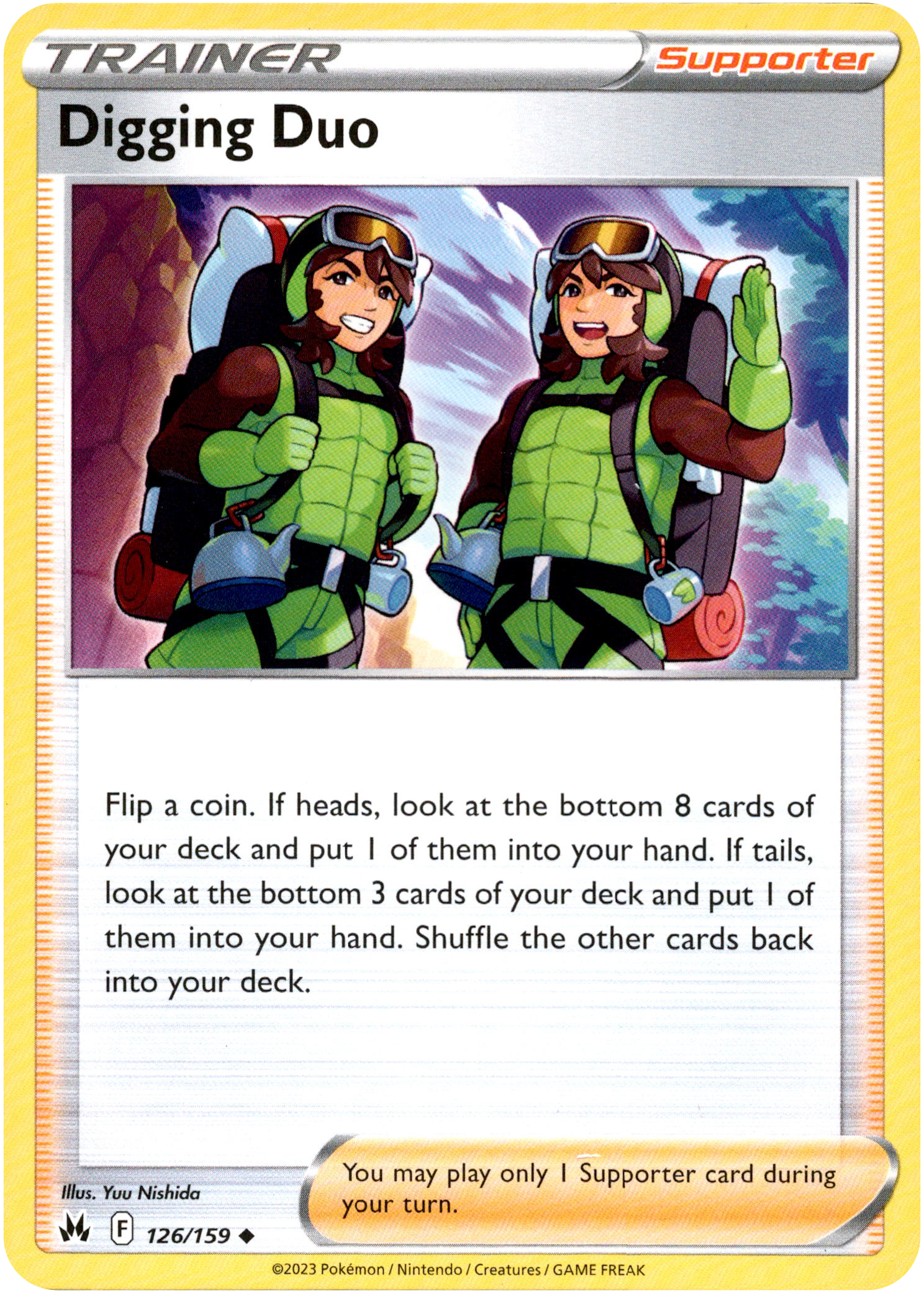 Digging Duo - 126/159 - Crown Zenith - Card Cavern
