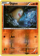 Diglett - 36/124 - Fates Collide - Reverse Holo - Card Cavern
