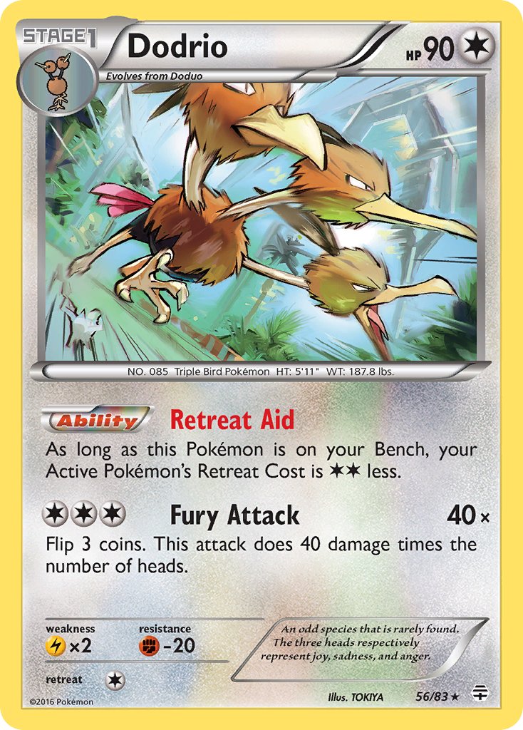 Dodrio - 56/83 - Generations - Card Cavern