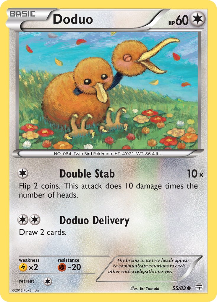 Doduo - 55/83 - Generations - Card Cavern
