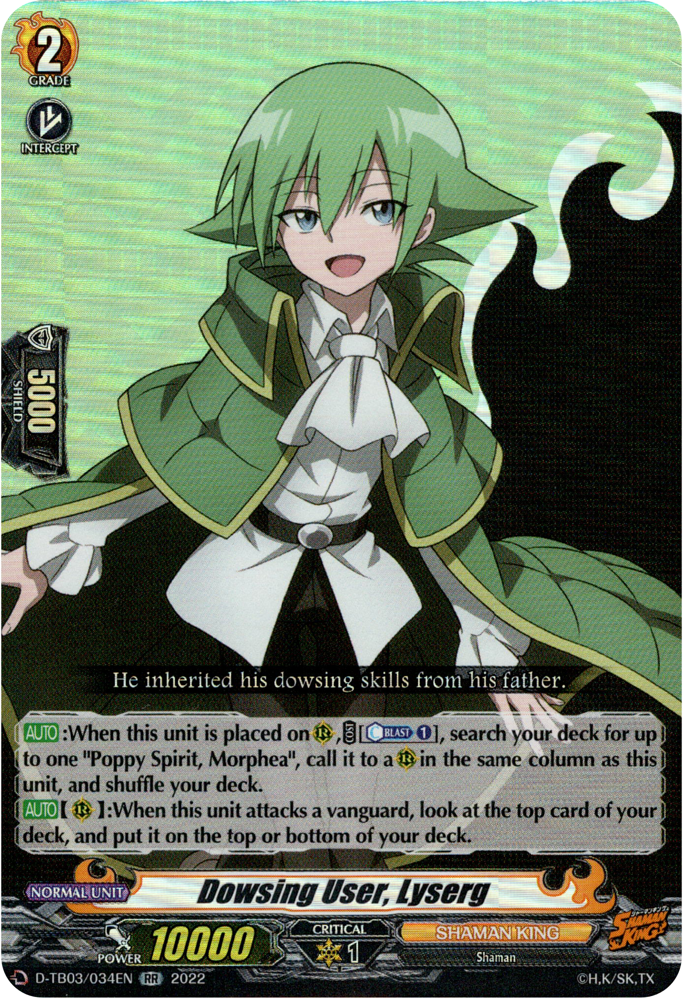 Dowsing User, Lyserg - D-TB03/034EN - Shaman King - Card Cavern