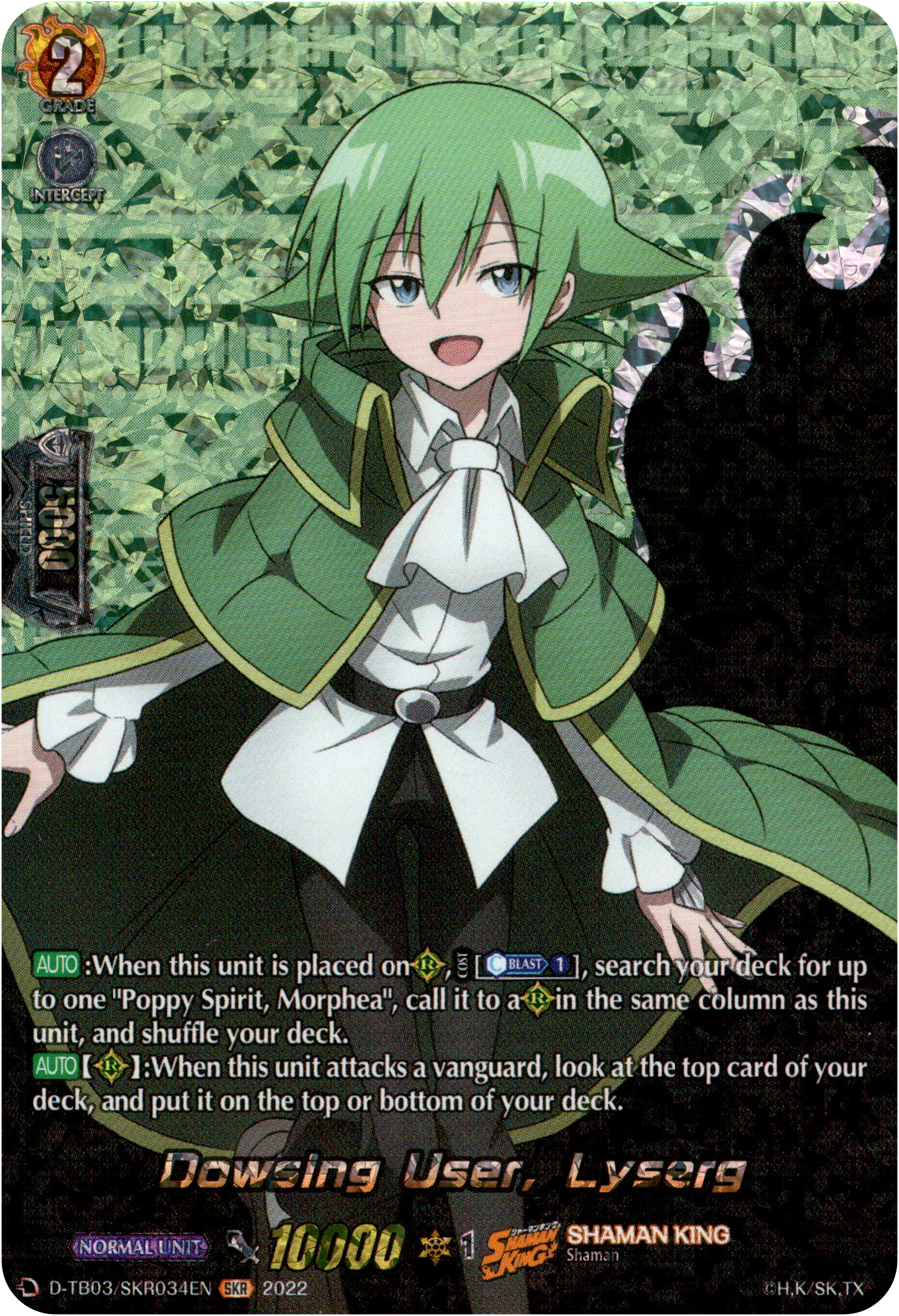 Dowsing User, Lyserg - D-TB03/SKR034EN - Shaman King - Card Cavern