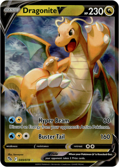 Dragonite V - 049/078 - Pokemon Go - Holo - Card Cavern
