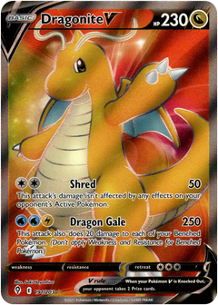 Dragonite V Full Art - 191/203 - Evolving Skies - Holo - Card Cavern