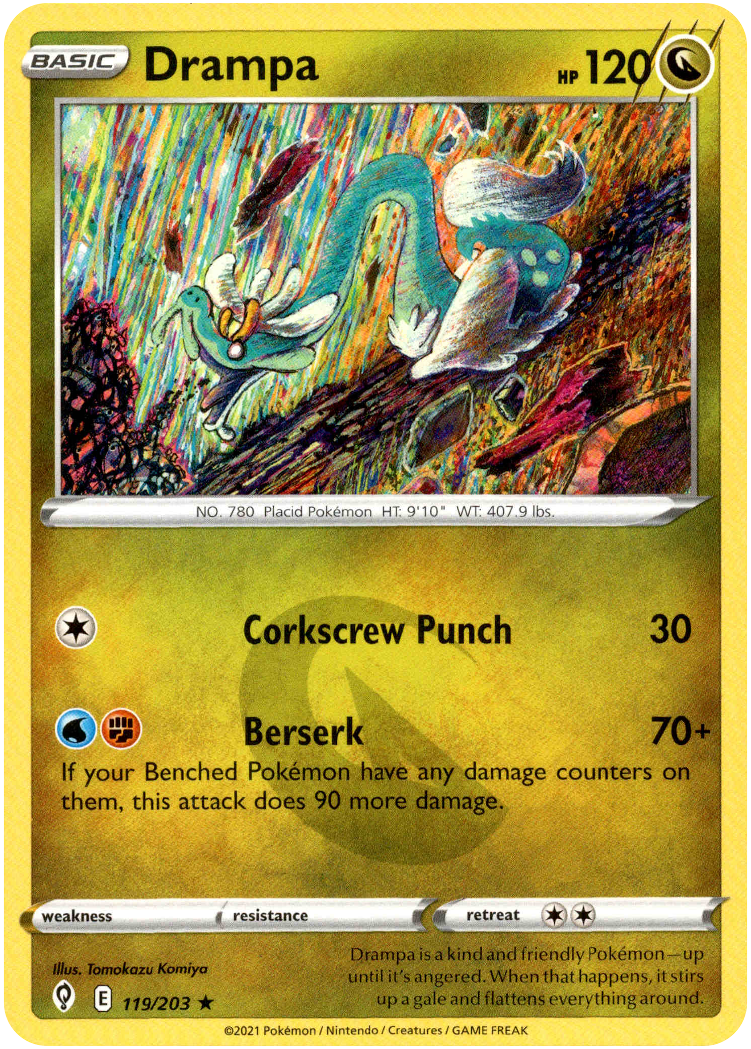 Drampa - 119/203 - Evolving Skies - Card Cavern