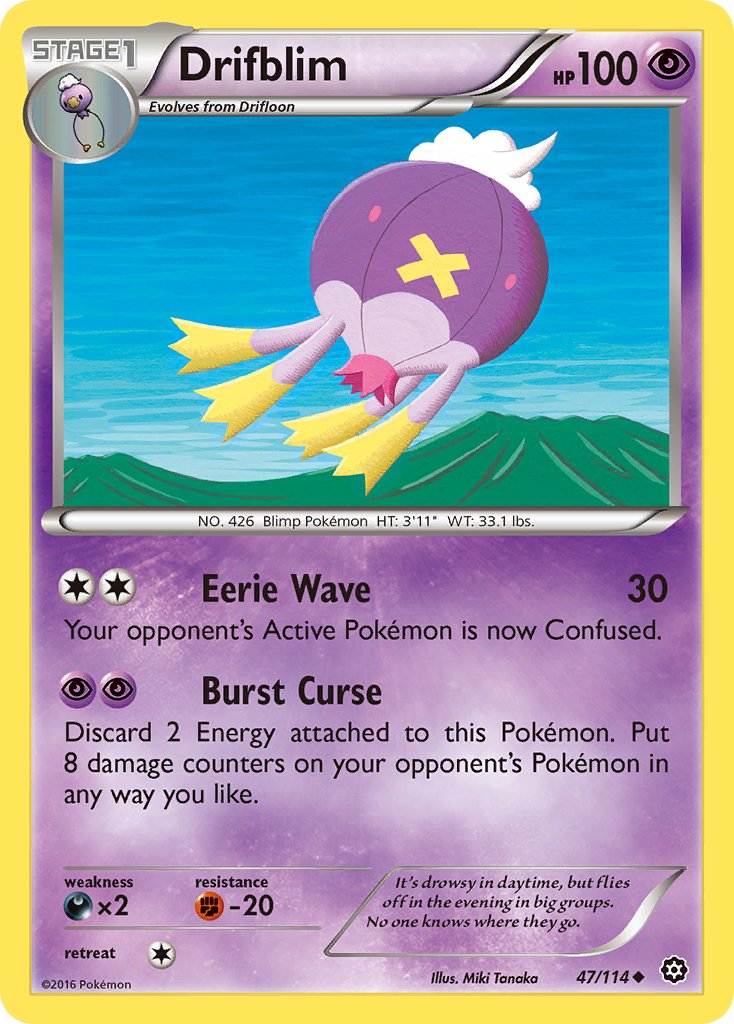Drifblim - 47/114 - Steam Siege - Card Cavern