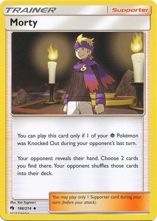 Morty - 186/214 - Lost Thunder - Card Cavern