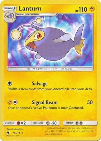 Lanturn - 74/214 - Lost Thunder - Card Cavern