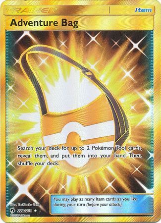 Adventure Bag Secret Rare - 228/214 - Lost Thunder - Holo - Card Cavern