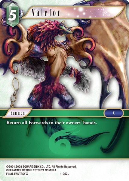 Valefor - 1-062L - Opus I - Card Cavern