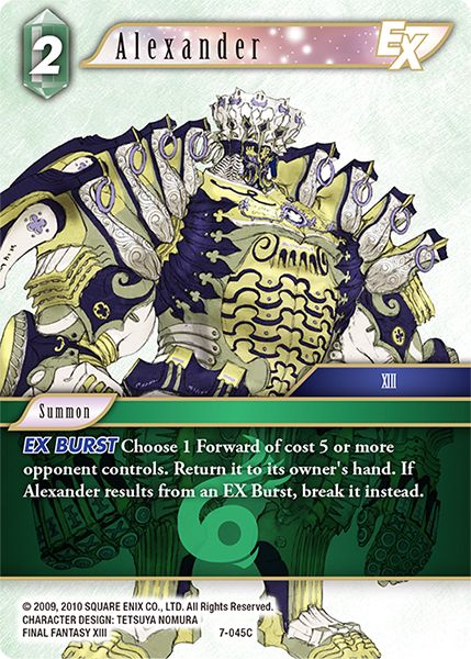Alexander - 7-045C - Opus VII - Foil - Card Cavern