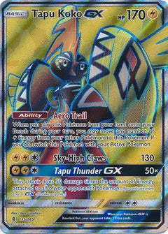 Tapu Koko GX Full Art - 135/145 - Guardians Rising - Holo - Card Cavern