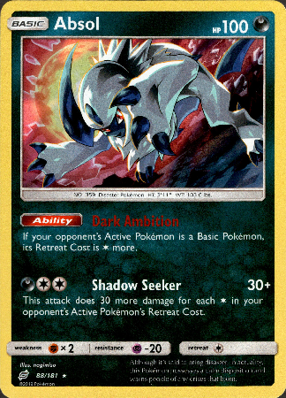 Absol - 88/181 - Team Up - Holo - Card Cavern