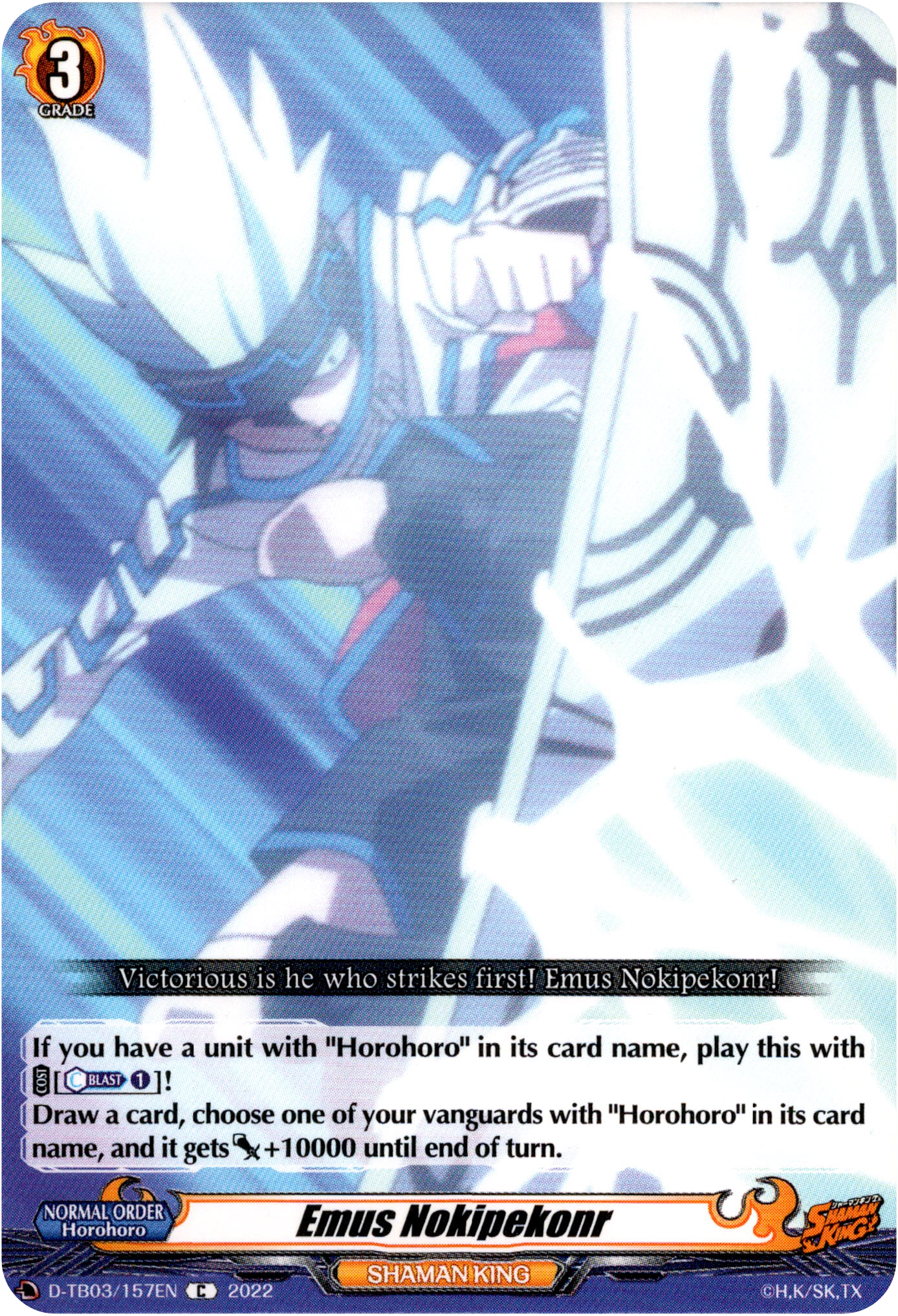 Emus Nokipekonr - D-TB03/157EN - Shaman King - Card Cavern