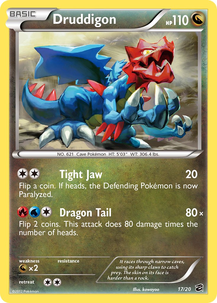 Druddigon - 17/20 - Dragon Vault - Holo - Card Cavern
