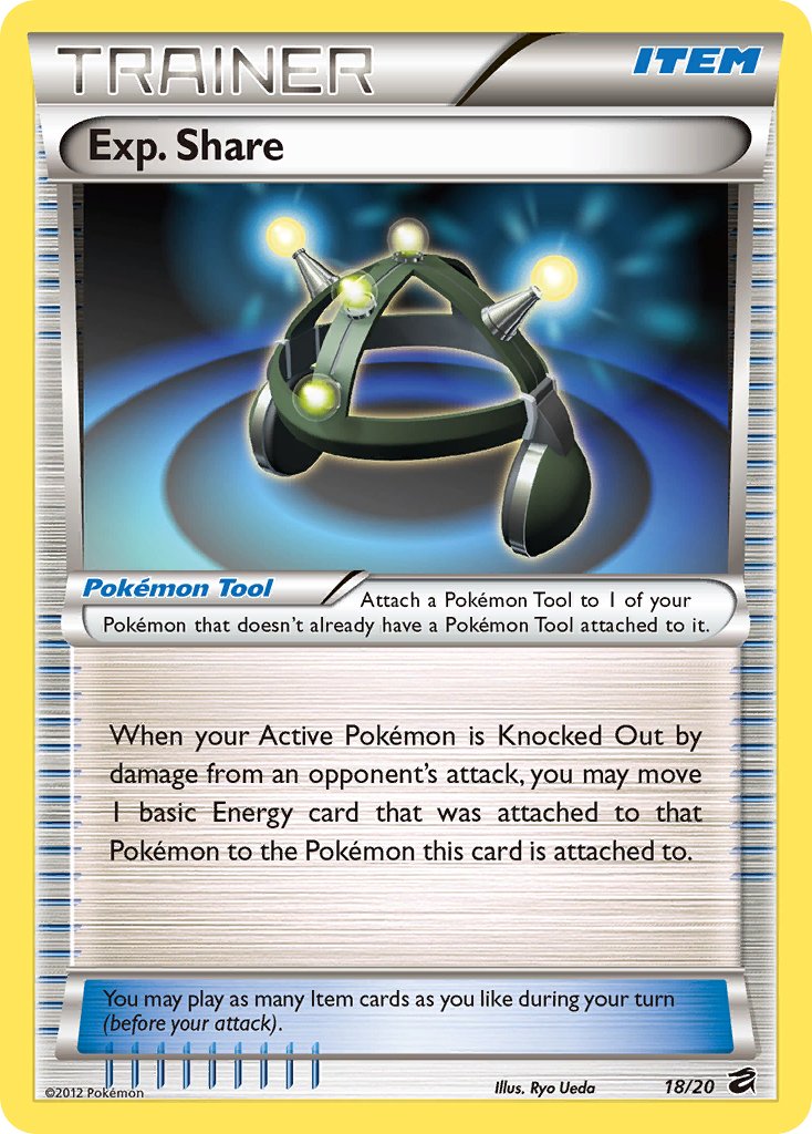Exp. Share - 18/20 - Dragon Vault - Holo - Card Cavern