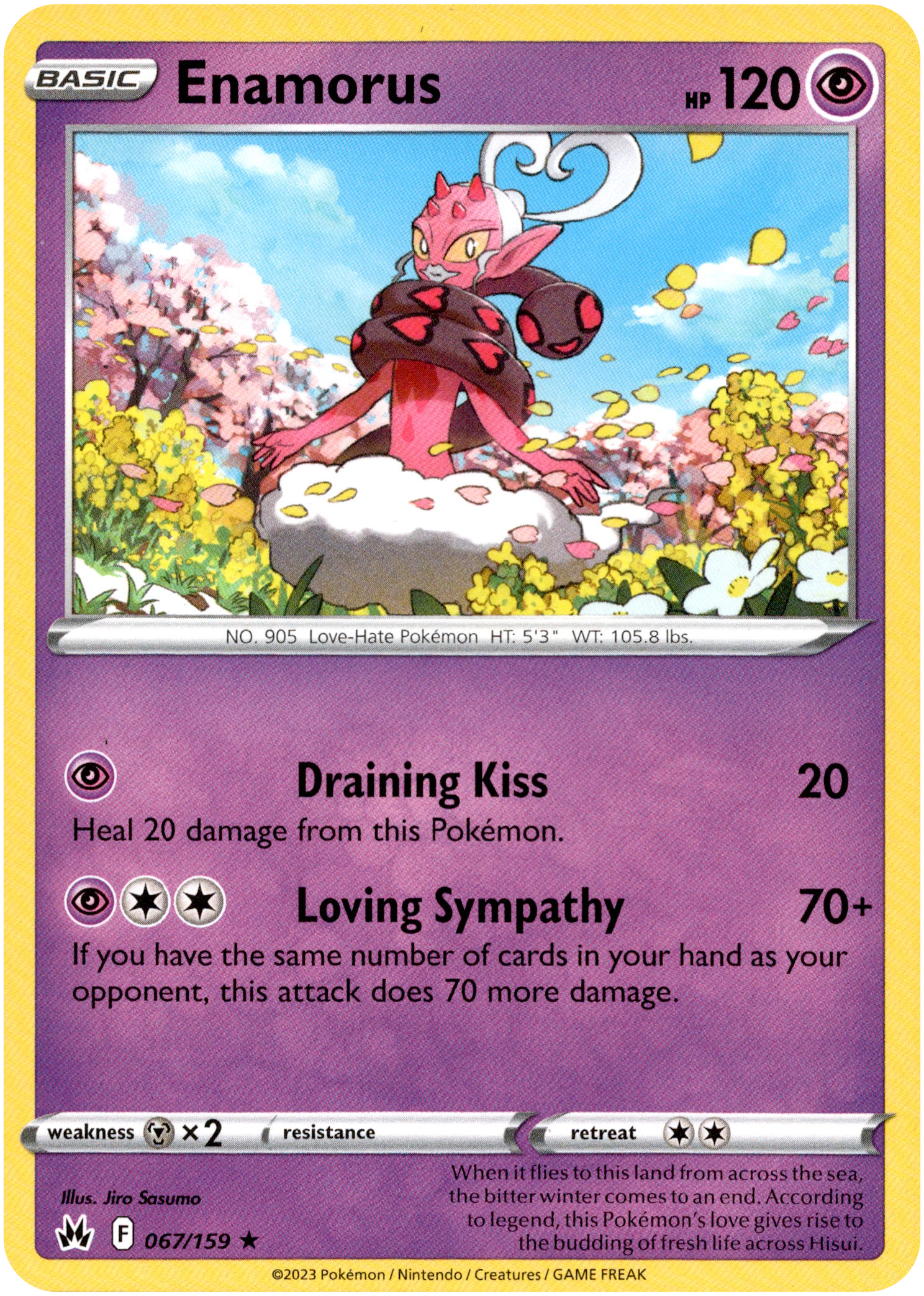 Enamorus - 067/159 - Crown Zenith - Card Cavern