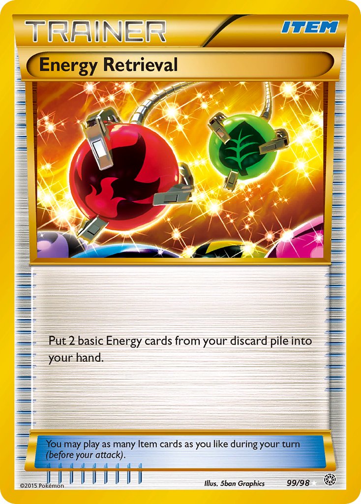 Energy Retrieval Secret Rare - 99/98 - Ancient Origins - Holo - Card Cavern