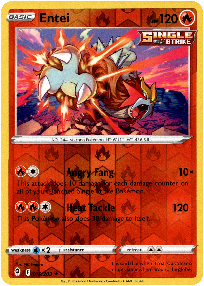 Entei - 019/203 - Evolving Skies
