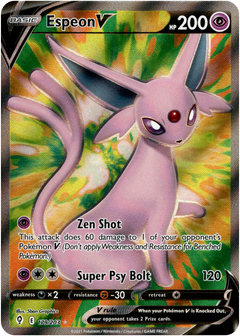 Espeon V Full Art - 179/203 - Evolving Skies - Holo - Card Cavern