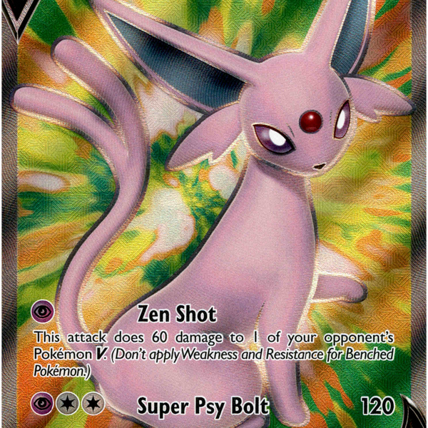 espeon v pokemon card Espeon V Full Art - 179/203 - Evolving Skies