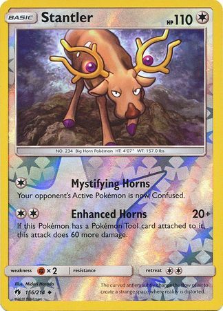 Stantler - 156/214 - Lost Thunder - Reverse Holo - Card Cavern
