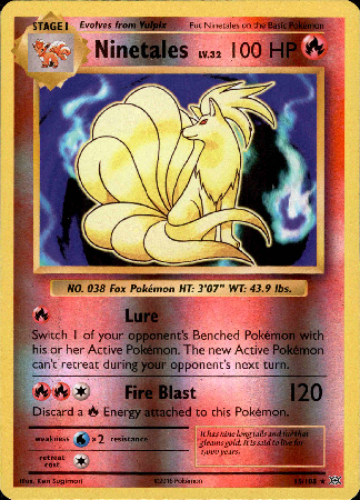 Ninetales - 15/108 - Evolutions - Reverse Holo - Card Cavern