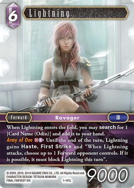 Lightning - 1-141L - Opus I - Foil - Card Cavern