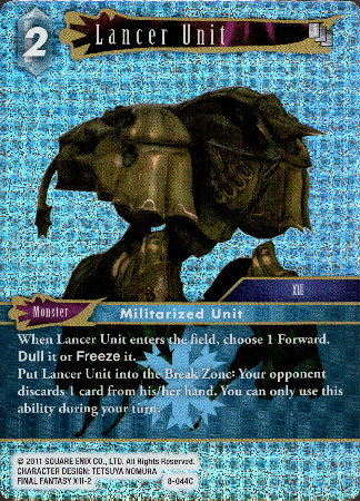 Lancer Unit - 8-044C - Opus VIII - Foil - Card Cavern