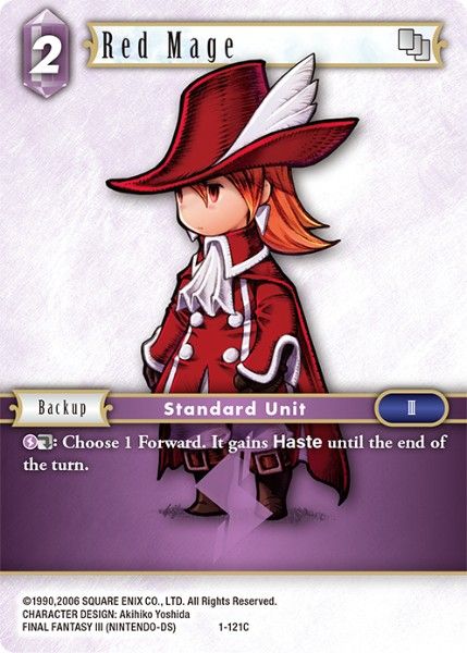 Red Mage - 1-121C - Opus I - Foil - Card Cavern