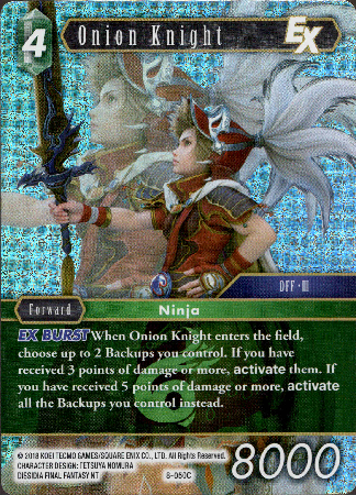 Onion Knight - 8-050C - Opus VIII - Foil - Card Cavern