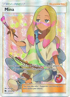 Mina Full Art - 211/214 - Lost Thunder - Holo - Card Cavern