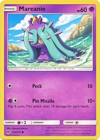 Mareanie - 105/214 - Lost Thunder - Card Cavern
