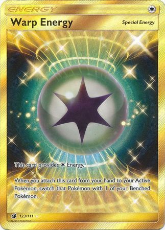 Warp Energy Secret Rare - 123/111 - Crimson Invasion - Holo - Card Cavern