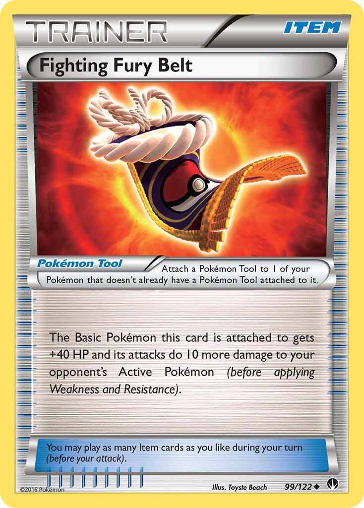 Fighting Fury Belt - 99/122 - BREAKpoint - Card Cavern