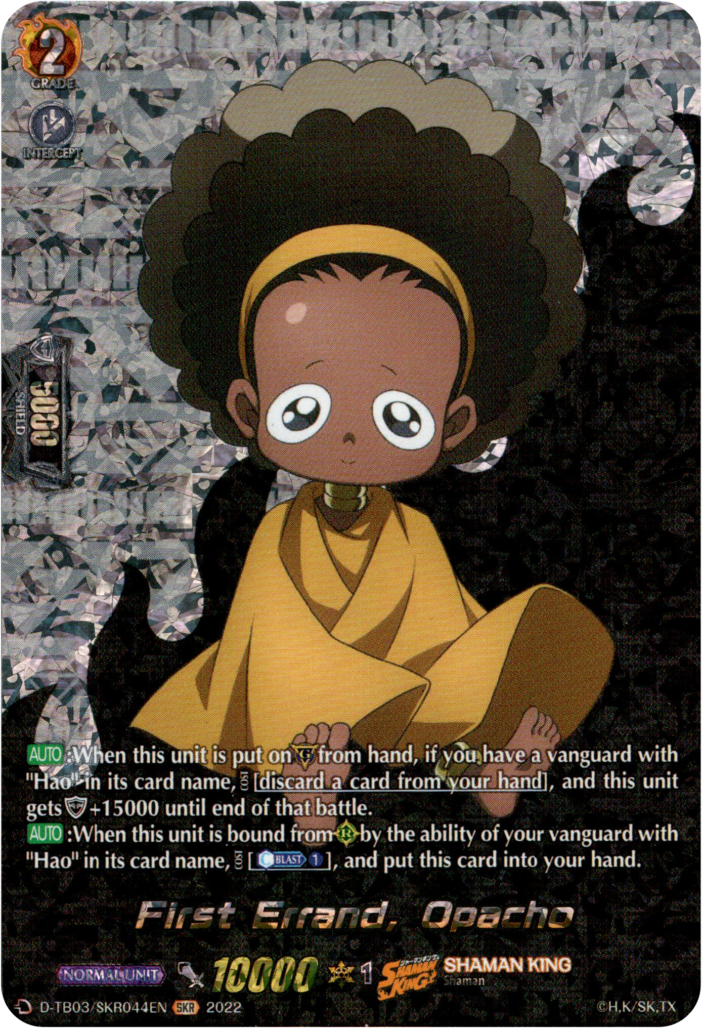 First Errand, Opacho - D-TB03/SKR044EN - Shaman King - Card Cavern