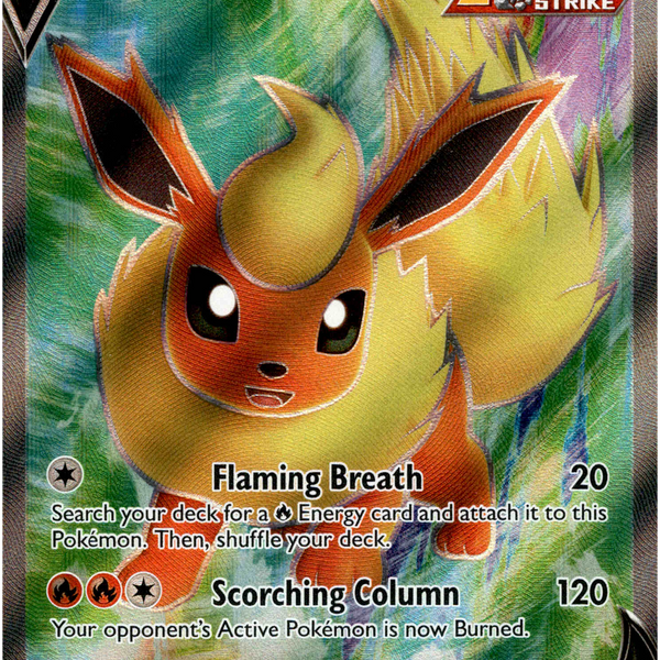 Flareon V Full Art - 169/203 - Evolving Skies