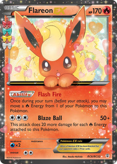 Flareon EX - RC6/RC32 - Generations: Radiant Collection - Holo - Card Cavern