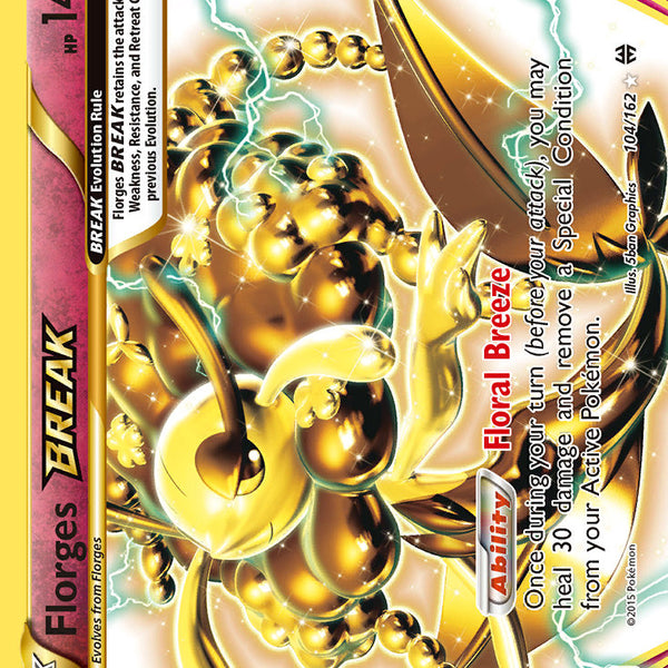 pokemon card arceus break Florges BREAK - 104/162