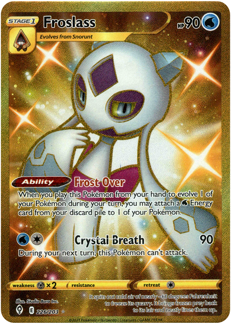 Froslass Secret Rare - 226/203 - Evolving Skies
