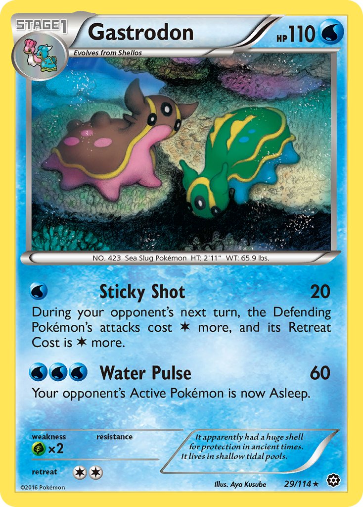 Gastrodon - 29/114 - Steam Siege - Card Cavern
