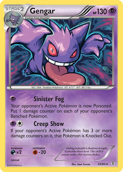 Gengar - 35/83 - Generations - Holo - Card Cavern