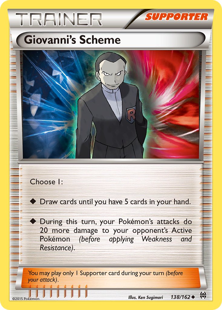 Giovanni's Scheme - 138/162 - BREAKthrough - Card Cavern