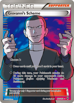 Giovanni's Scheme Full Art - 162/162 - BREAKthrough - Holo - Card Cavern