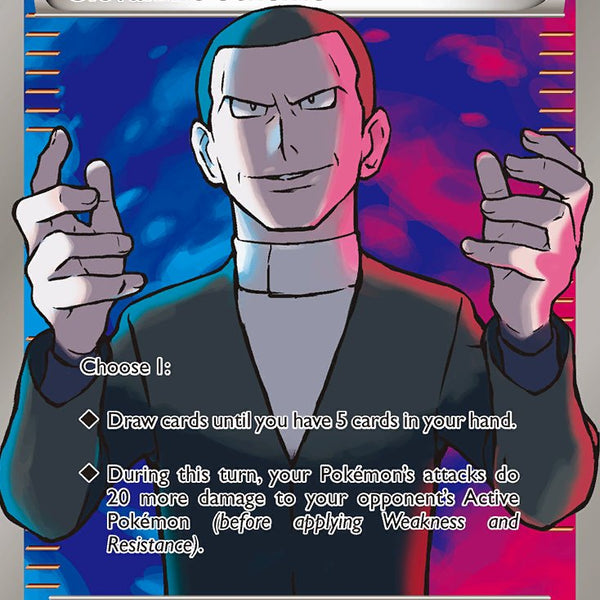 giovanni pokemon cards Giovanni's Scheme Full Art - 162/162 - BREAKthrough