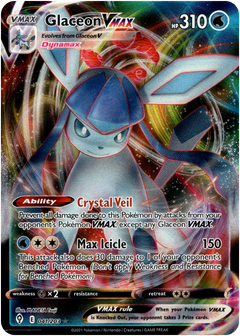 Glaceon VMAX - 041/203 - Evolving Skies - Holo - Card Cavern