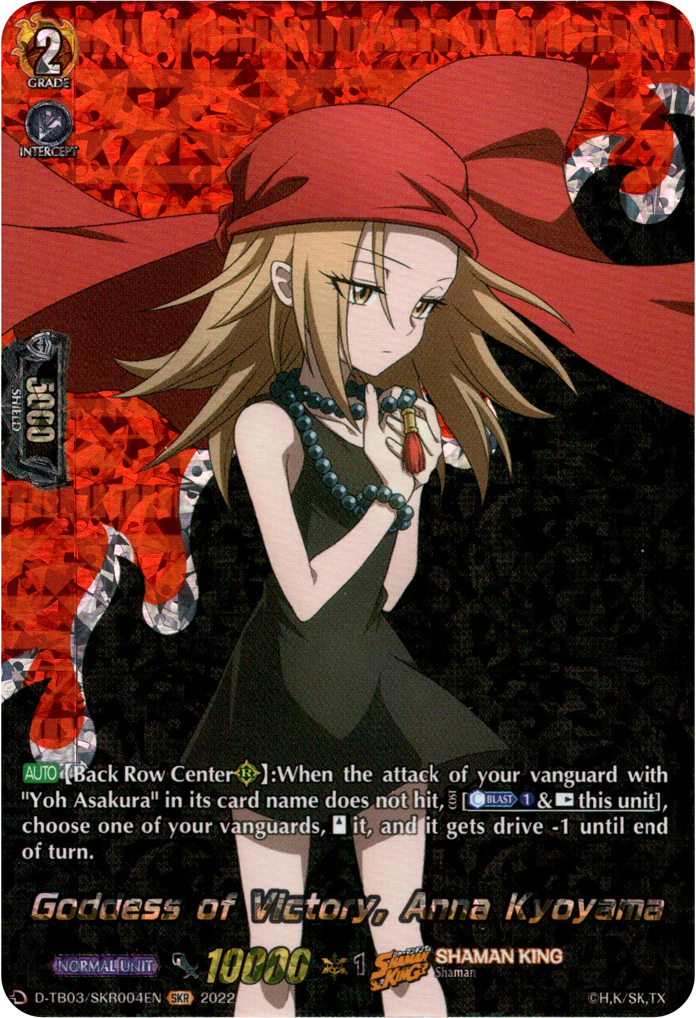 Goddess of Victory, Anna Kyoyama - D-TB03/SKR004EN - Shaman King - Card Cavern