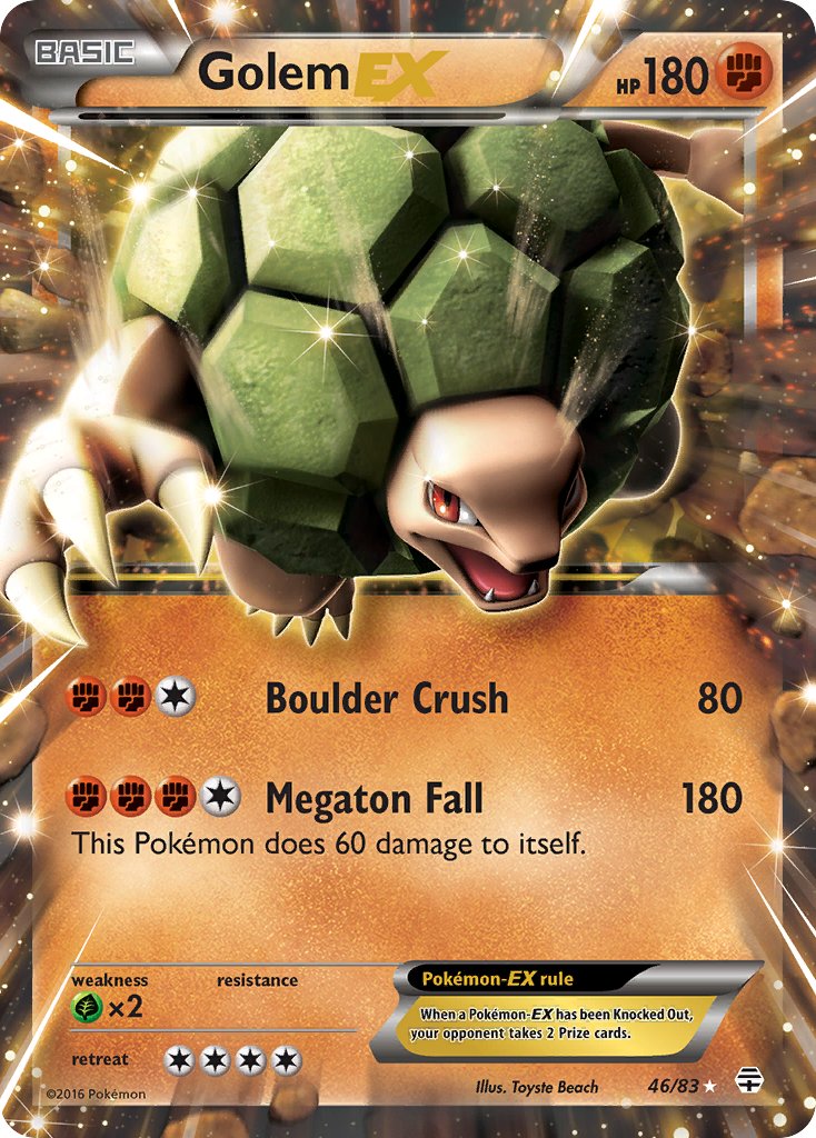 Golem EX - 46/83 - Generations - Holo - Card Cavern